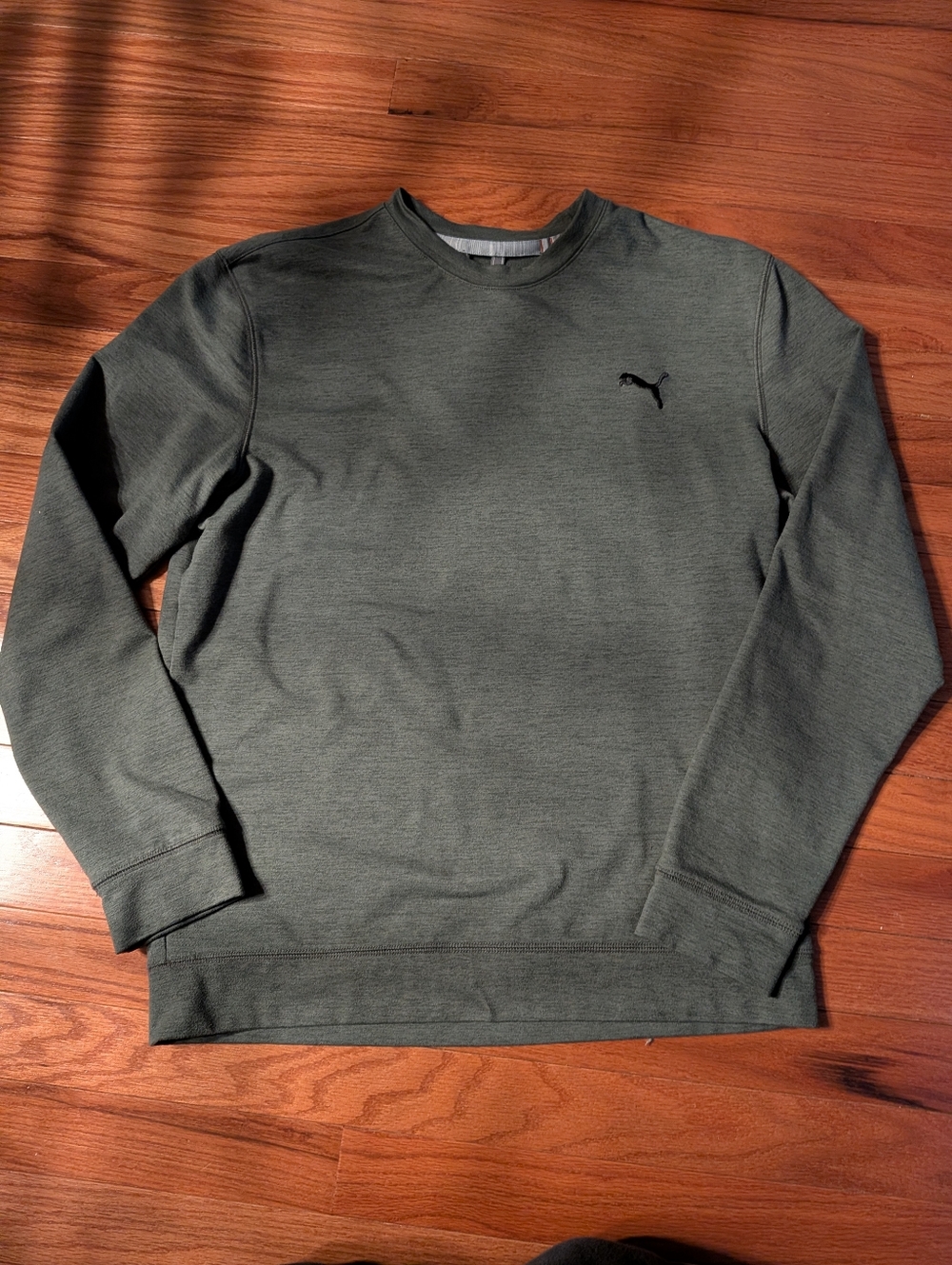 Puma Olive Green Golf Sweatshirt